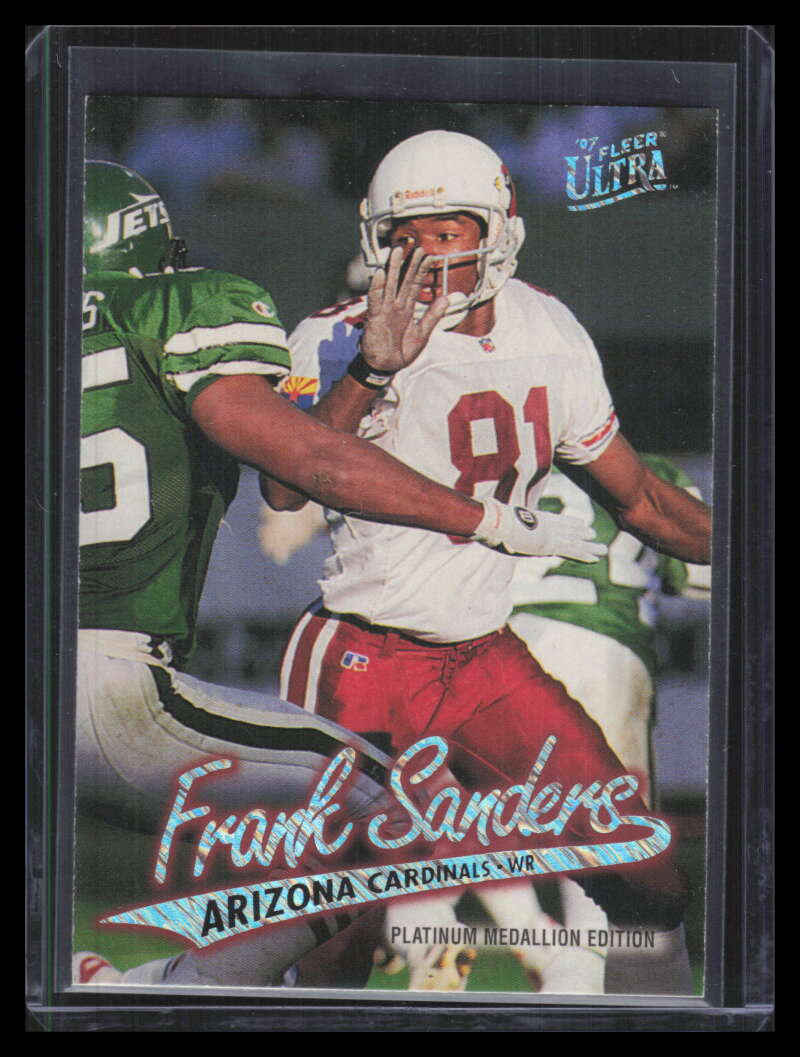 1997 Ultra Platinum Medallion p154 Frank Sanders F06574