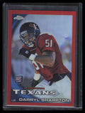 2010 Topps Chrome Red Refractor c215 Darryl Sharpton Rookie 22/25