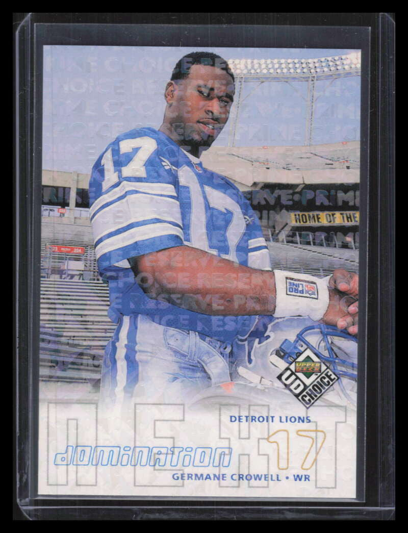 1998 UD Choice Prime Reserve 277 Germane Crowell DN Rookie 16/100 Domination