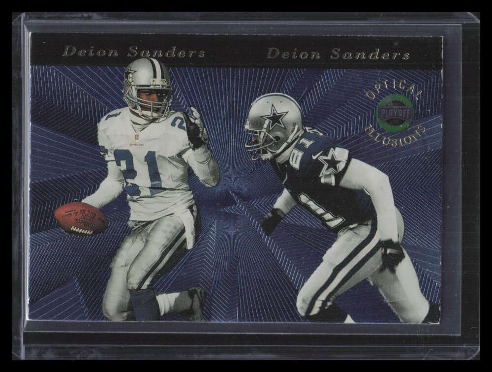 1996 Playoff Illusions Optical Illusions 9 Deion Sanders/ Deion Sanders
