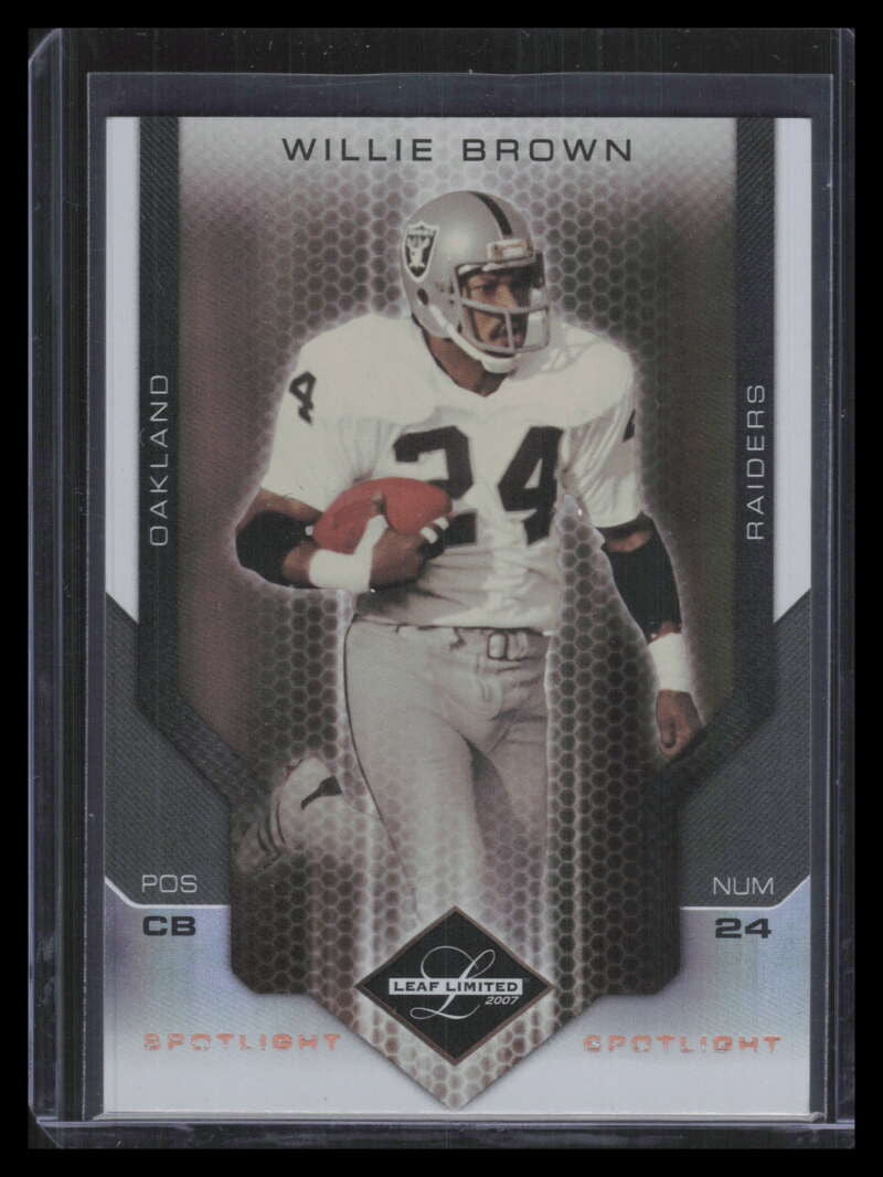 2007 Leaf Limited Bronze Spotlight 199 Willie Brown 24/32