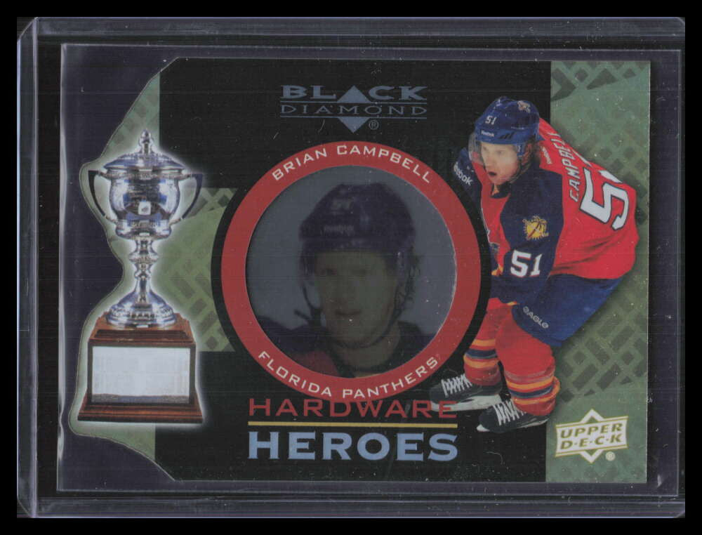 2012-13 Black Diamond Hardware Heroes HHBC Brian Campbell 25/100