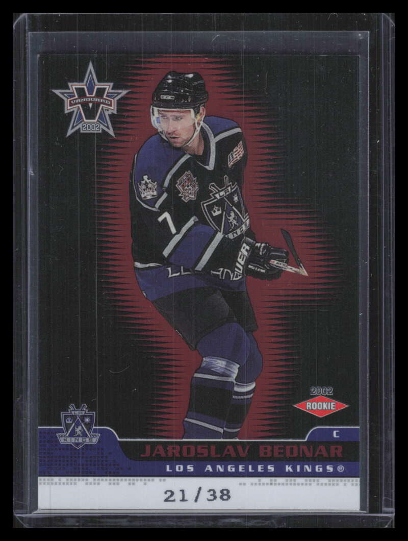 2001-02 Vanguard Red 115 Jaroslav Bednar Rookie 21/38
