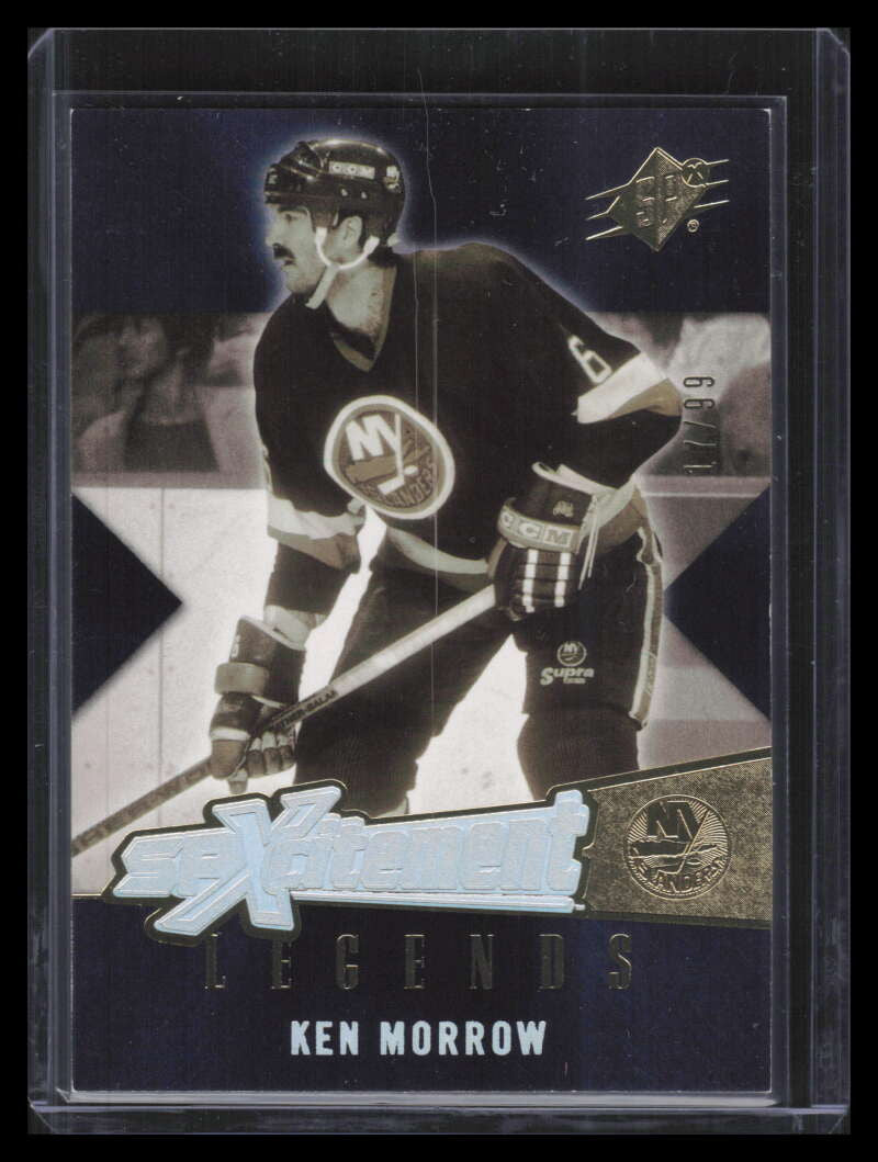 2005-06 SPx Xcitement Legends Gold XLKM Ken Morrow 17/99