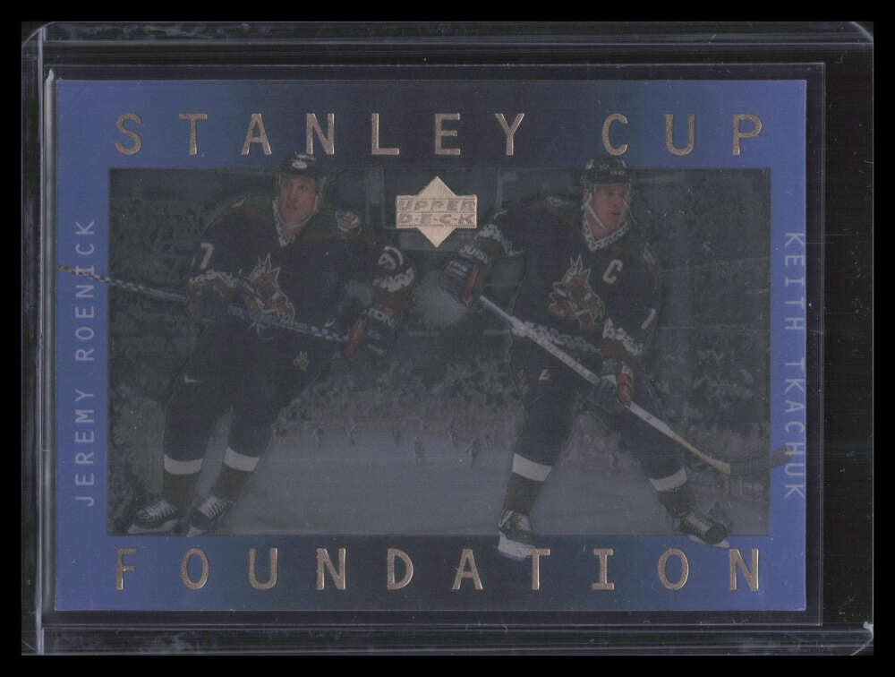 1996-97 Upper Deck Ice Stanley Cup Foundation s8 Keith Tkachuk Jeremy Roenick