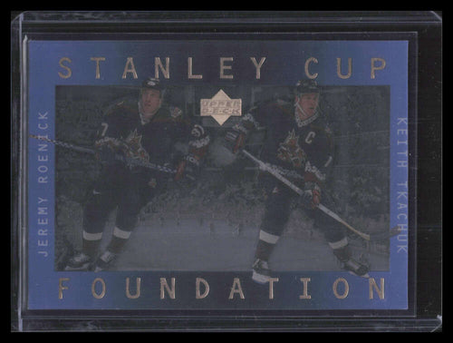 1996-97 Upper Deck Ice Stanley Cup Foundation s8 Keith Tkachuk Jeremy Roenick