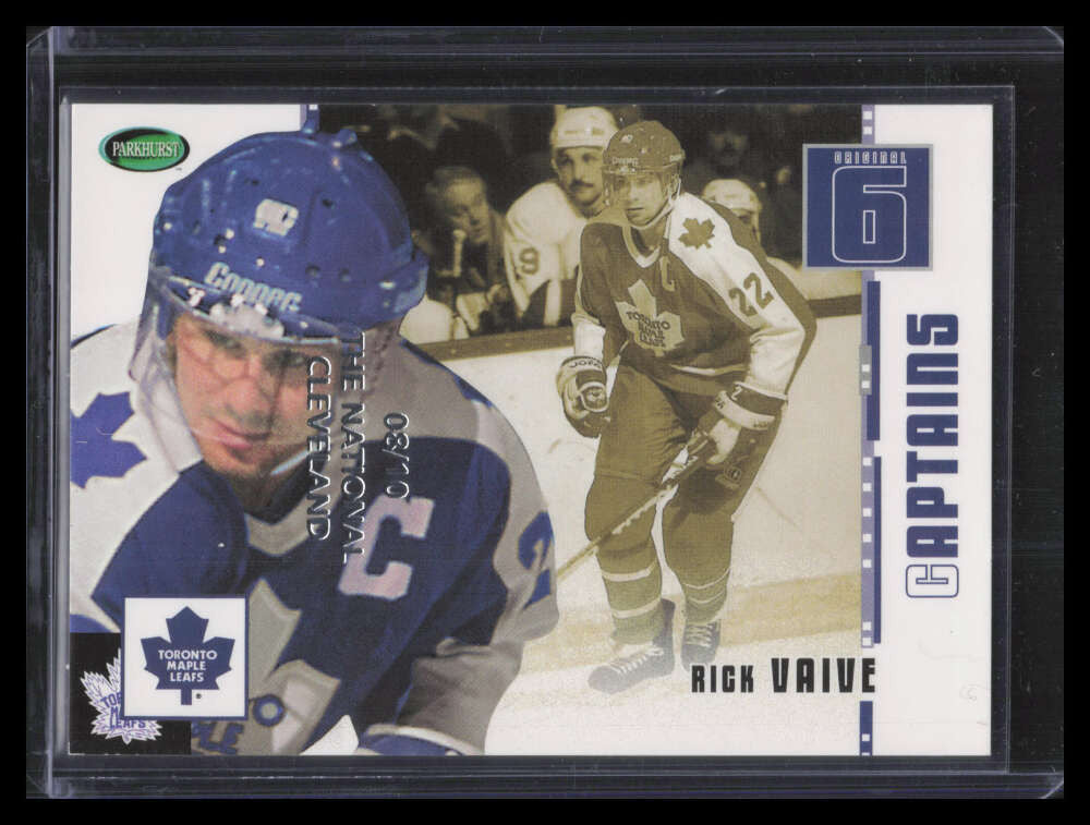 2003-04 Parkhurst Original Six The National Cleveland 77 Rick Vaive 8/10