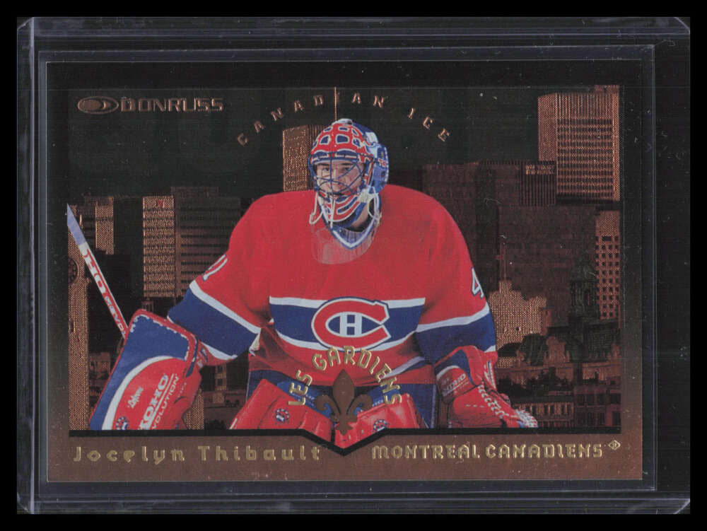 1996-97 Donruss Canadian Ice Les Gardiens 2 Jocelyn Thibault 1311/1500