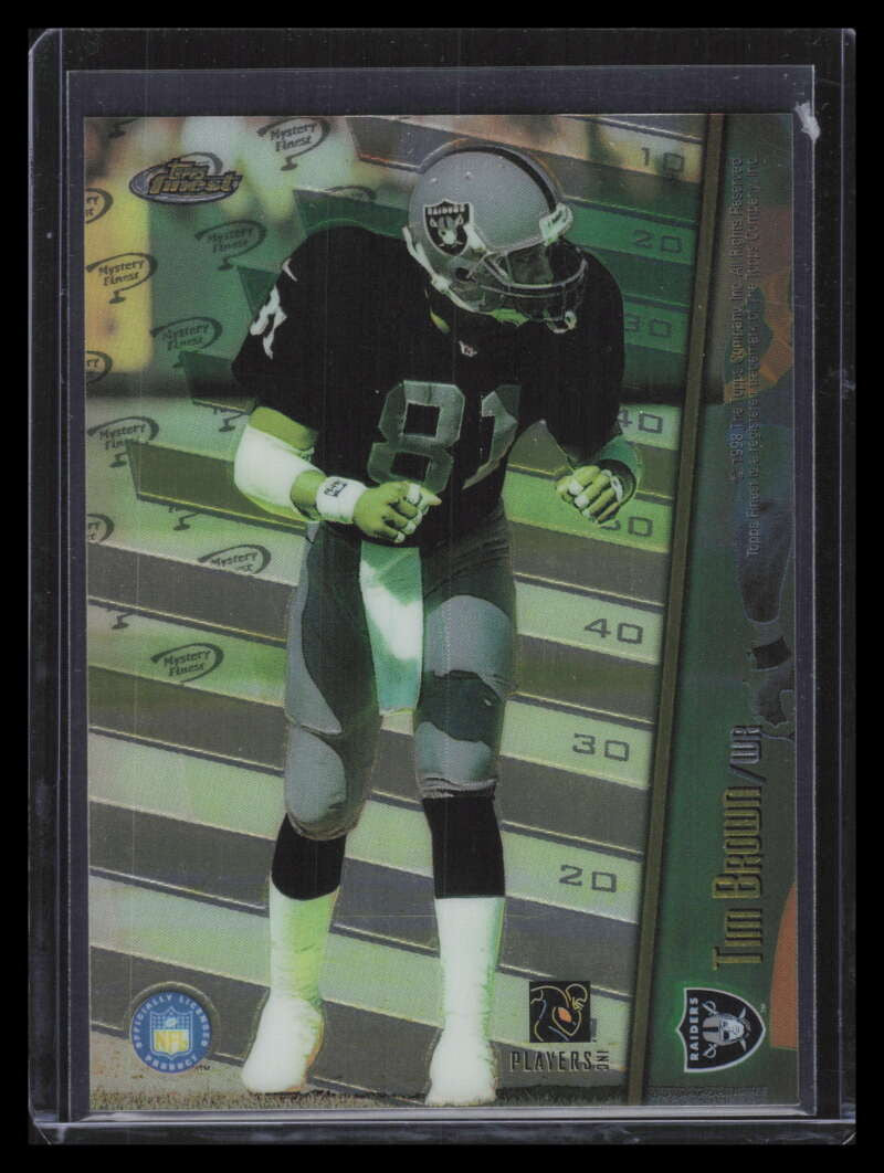 1998 Finest Mystery Finest 1 m27 Tim Brown Barry Sanders