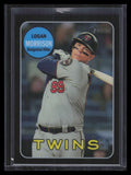 2018 Topps Heritage Chrome Black Refractor thc659 Logan Morrison 13/69