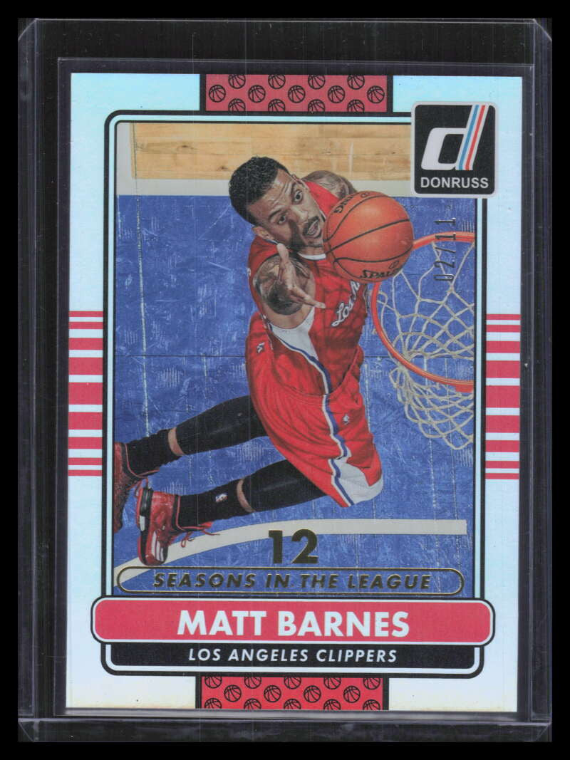2014-15 Donruss Stat Line Years 149 Matt Barnes 2/11
