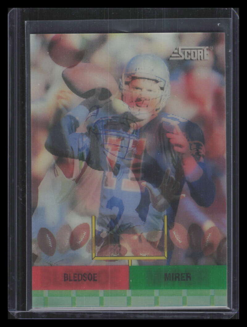 1994 Pinnacle/Sportflics Super Bowl 5 Rick Mirer Drew Bledsoe /2000 F06818