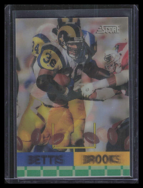 1994 Pinnacle/Sportflics Super Bowl 4 Reggie Brooks Jerome Bettis /2000 F06821
