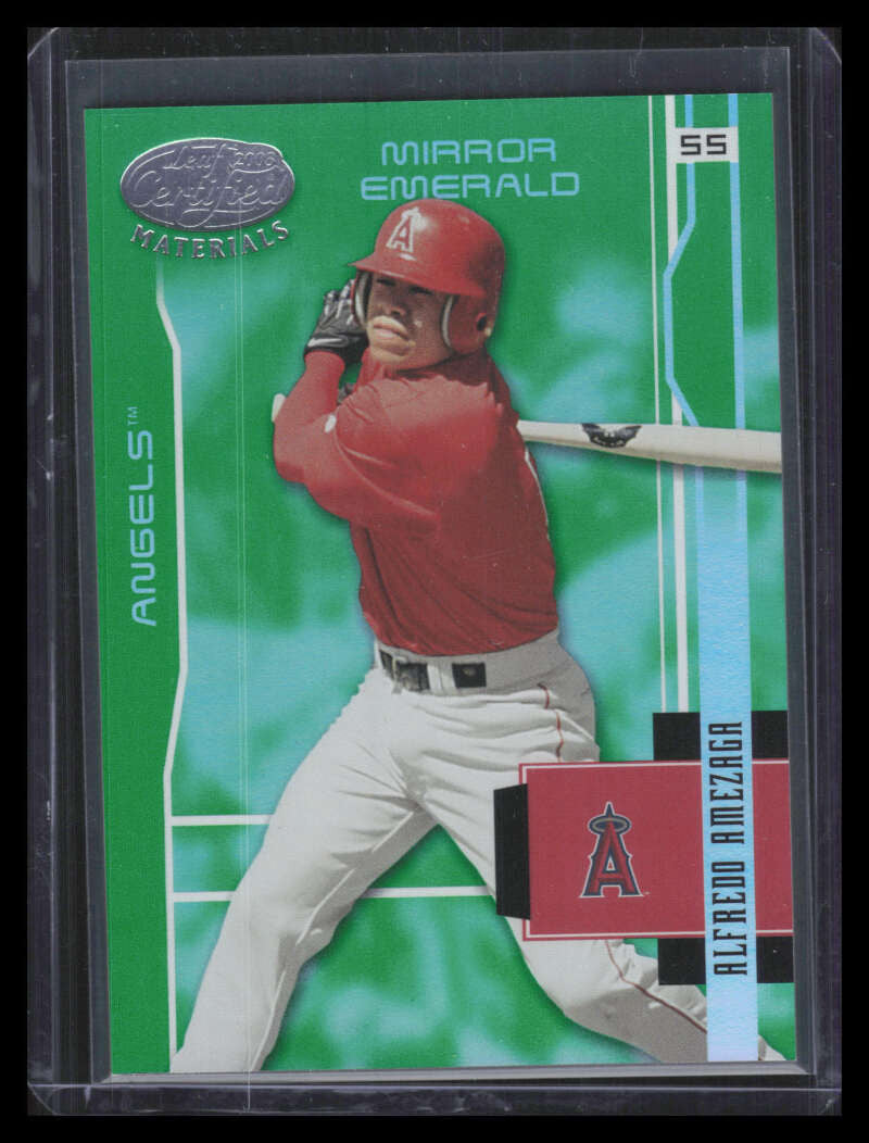 2003 Leaf Certified Materials Mirror Emerald 2 Alfredo Amezaga 2/5