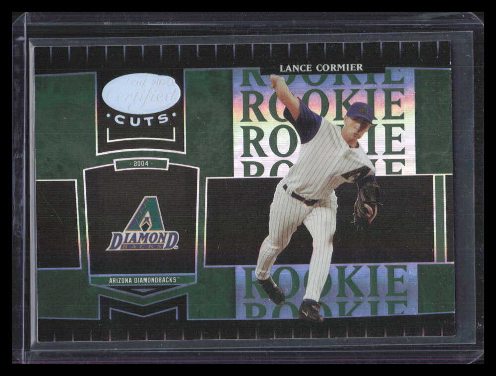 2004 Leaf Certified Cuts Marble Emerald 281 Lance Cormier ROO Rookie 5/5