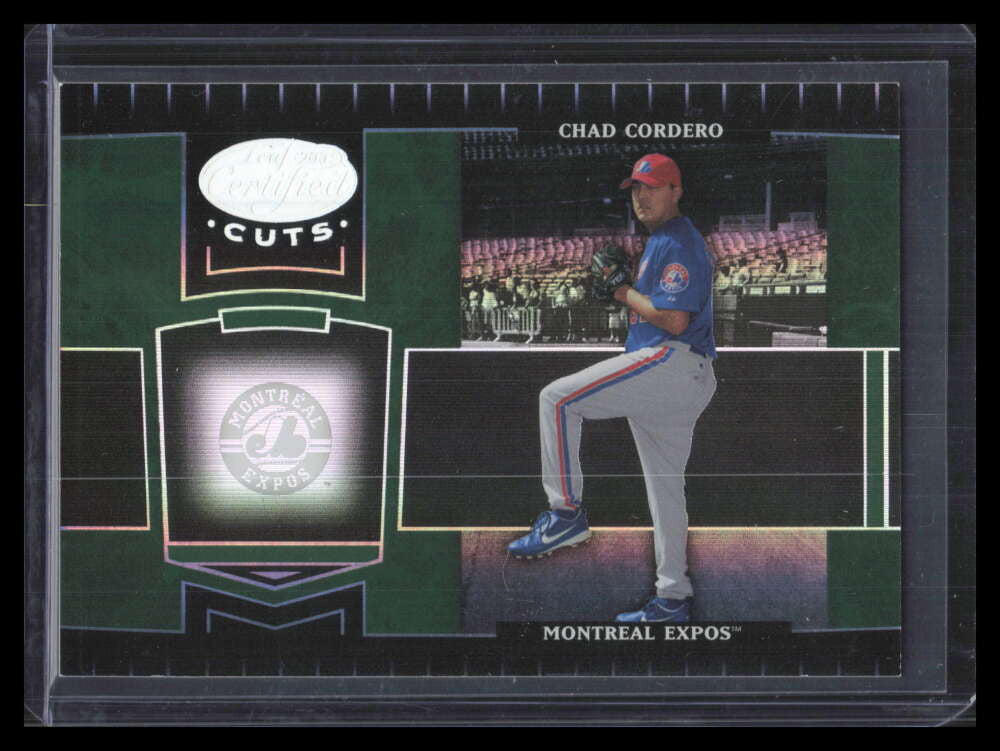 2004 Leaf Certified Cuts Marble Emerald 118 Chad Cordero 2/5