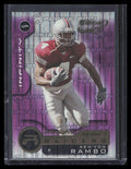 2001 Quantum Leaf Infinity Purple 232 Ken-Yon Rambo Rookie 13/15