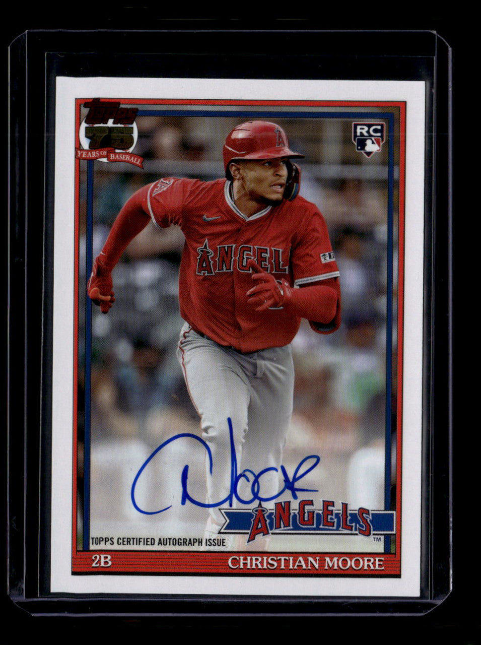 2026 Topps '91 Topps Autographs 91acm Christian Moore Rookie Auto