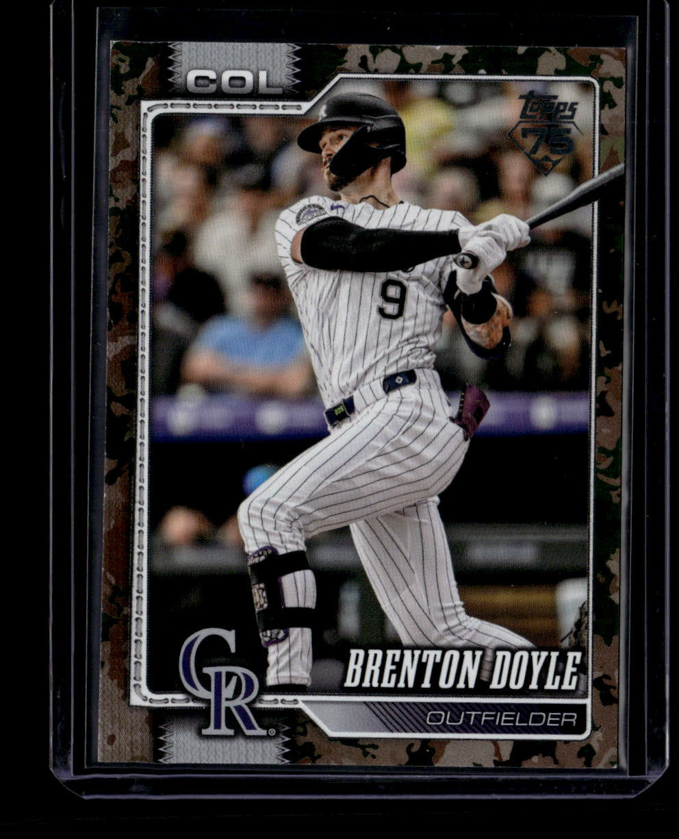 2026 Topps Memorial Day Camo 164 Brenton Doyle 3/25