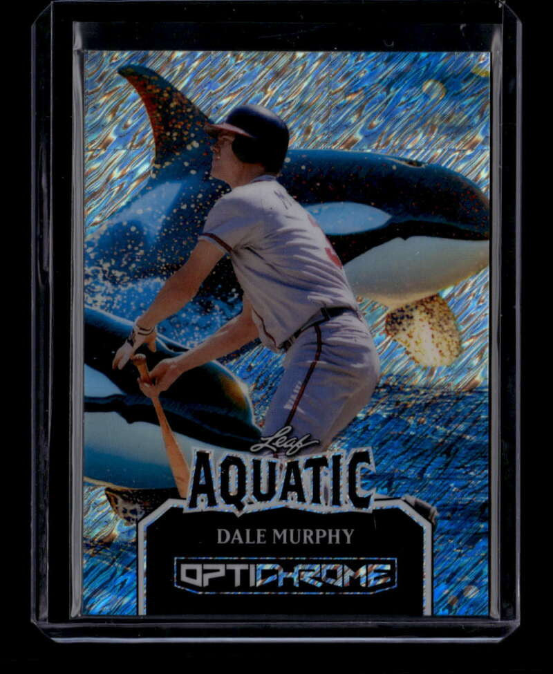 SOLD 180265 2025 Leaf Optichrome Aquatic Whale Shimmer ab40 Dale Murphy 1/1