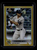 2022 Topps Chrome Gold Refractor 139 Giancarlo Stanton 31/50