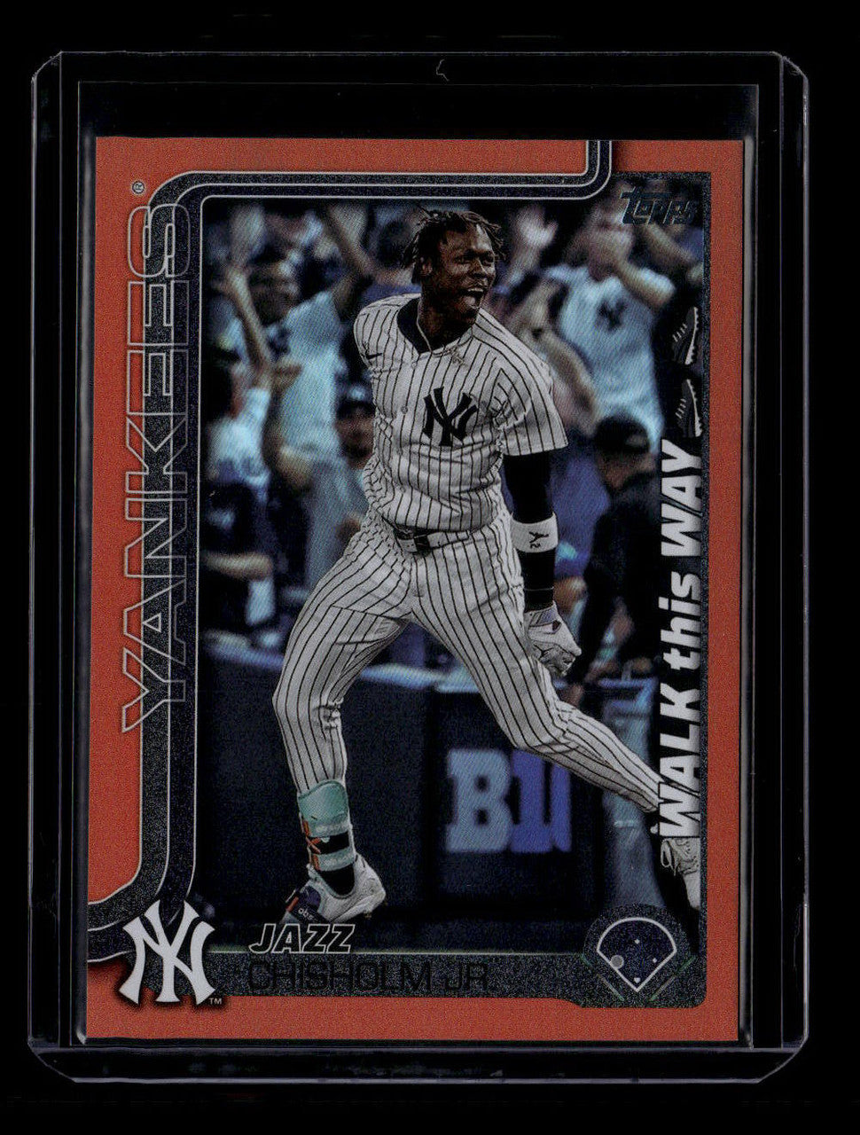 2025 Topps Celebration Walk This Way Orange wtw24 Jazz Chisholm Jr. 22/25