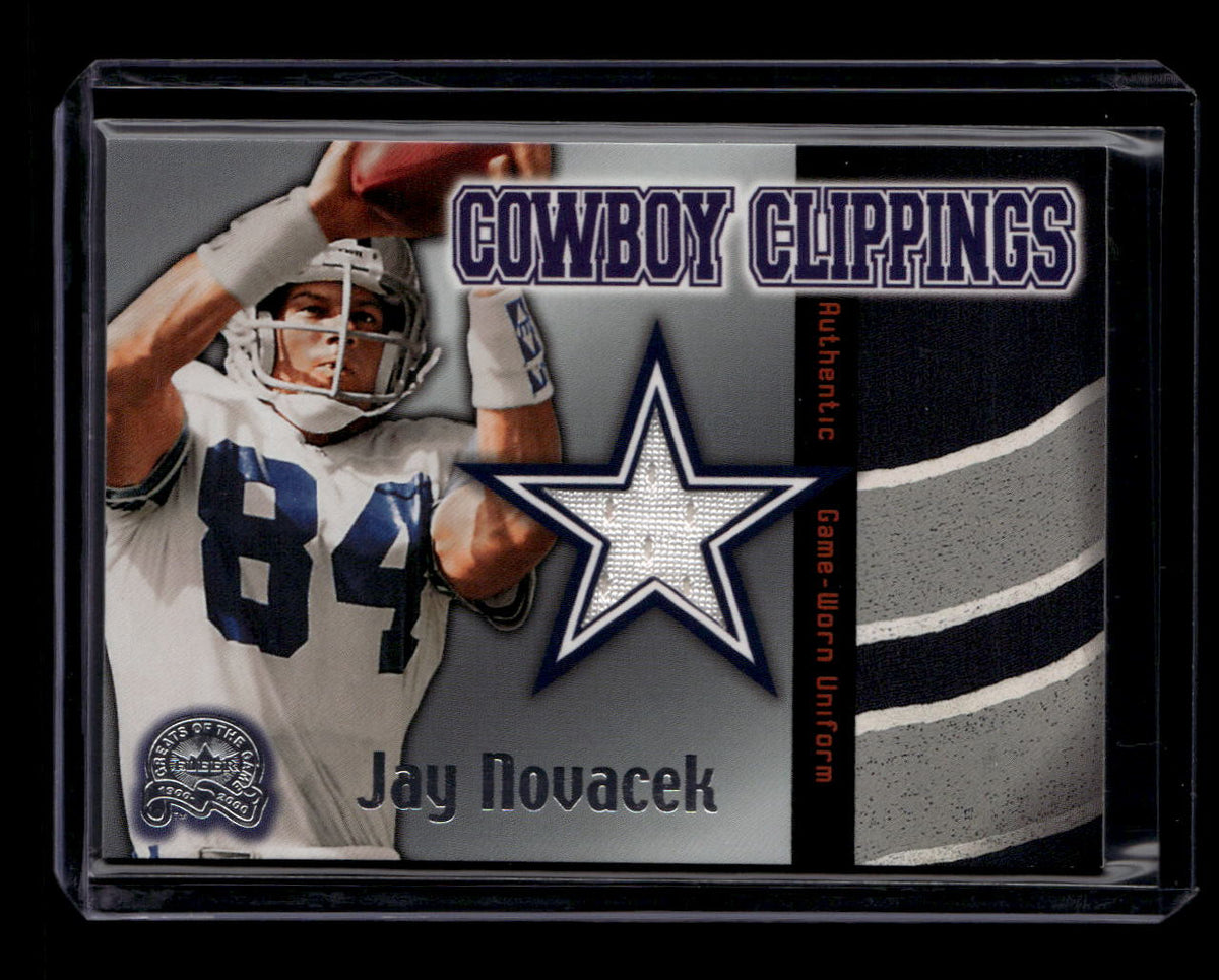 SOLD 180318 2000 Greats of the Game Cowboy Clippings 8ccl Jay Novacek Uniform Jersey