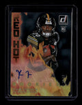 2025 Donruss Red Hot Rookies Autographs 2 Kaleb Johnson Rookie Auto 12/25