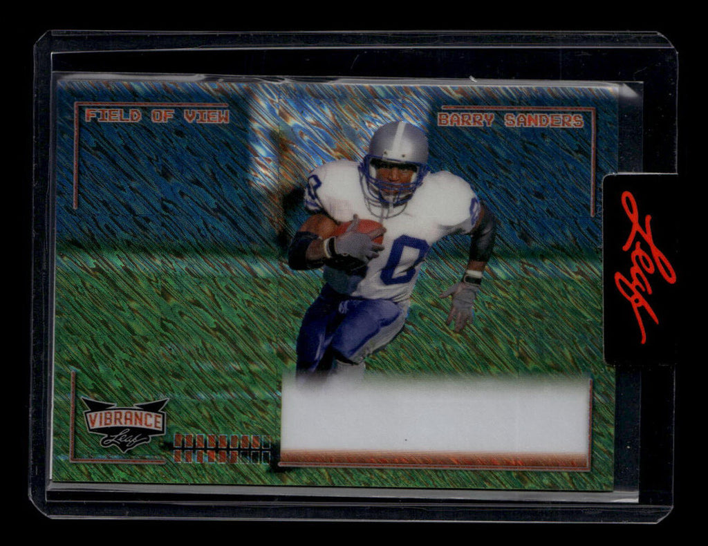 2023 Leaf Vibrance Field of View Pre-Production Proof Shimmer Barry Sanders 1/1