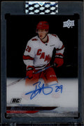 SOLD 180356 2024-25 Upper Deck Clear Cut CCBN Bradly Nadeau Rookie Auto