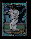 SOLD 180390 2025 Bowman Chrome Draft Aqua Reptillian Refractor Murf Gray Rookie 114/125