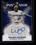 SOLD 180414 2025 Topps Postseason Performance Autographs PPAWC William Contreras Auto 31/50
