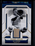 2025 Panini National Treasures Game Gear Swatches Holo Gold 28 Al Lopez Bat 4/10