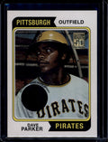 2001 Topps Originals Relics 8 Dave Parker 74 Jersey 1974