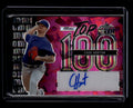 2023 Leaf Metal Top 100 Autograph Crystal Pink t1ch1 Cade Horton Rookie Auto 3/5