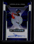 SOLD 180442 2025 Leaf Optichrome Purple Shimmer BALDV Leo De Vries Rookie Auto 2/5