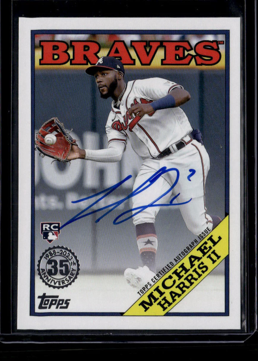 SOLD 180445 2023 Topps '88 Topps Autographs 88bamh Michael Harris Rookie Auto