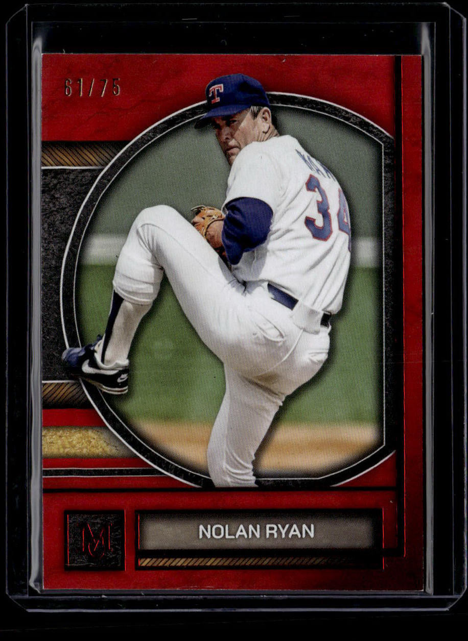 SOLD 180454 2025 Topps Museum Collection Ruby 2 Nolan Ryan 61/75