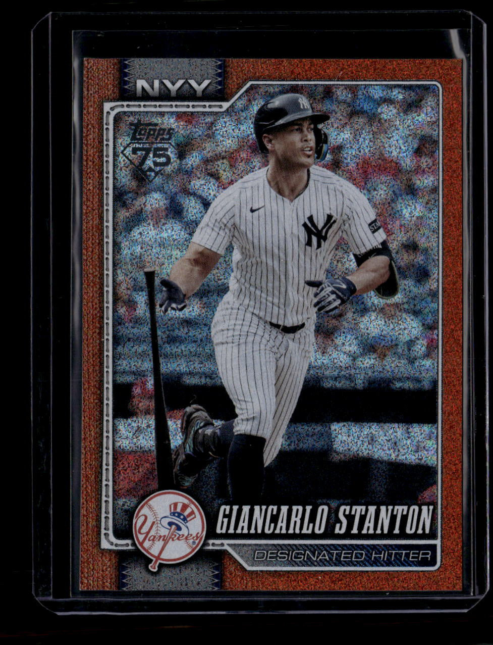 2026 Topps Orange Sandglitter 341 Giancarlo Stanton 13/25