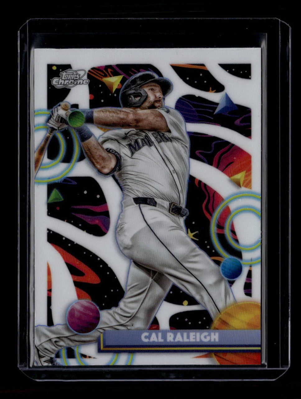 2025 Topps Cosmic Chrome White Hole Refractor 6 Cal Raleigh