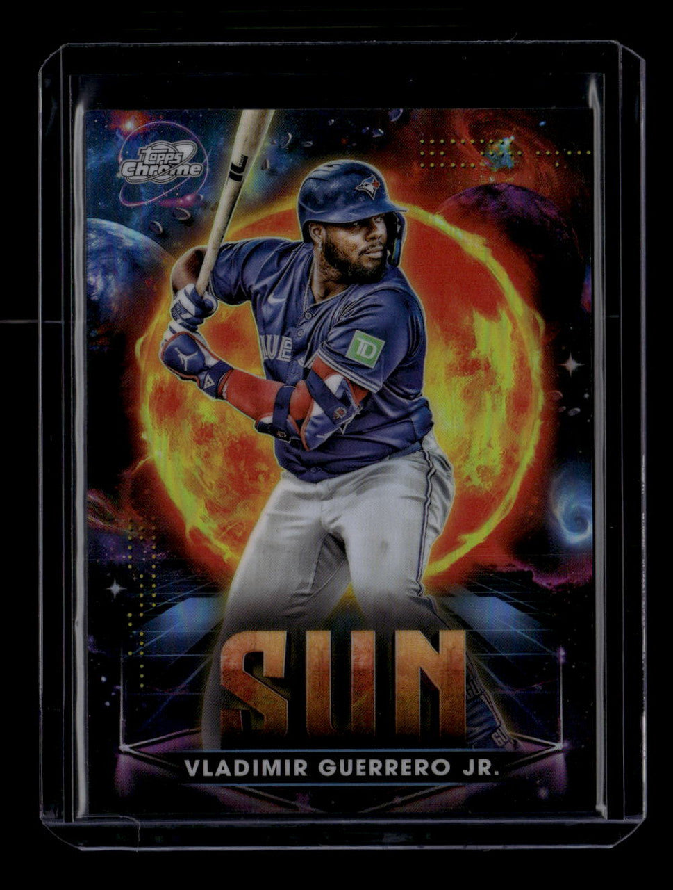 SOLD 180470 2025 Topps Cosmic Chrome Planetary Pursuit Sun pps5 Vladimir Guerrero Jr.