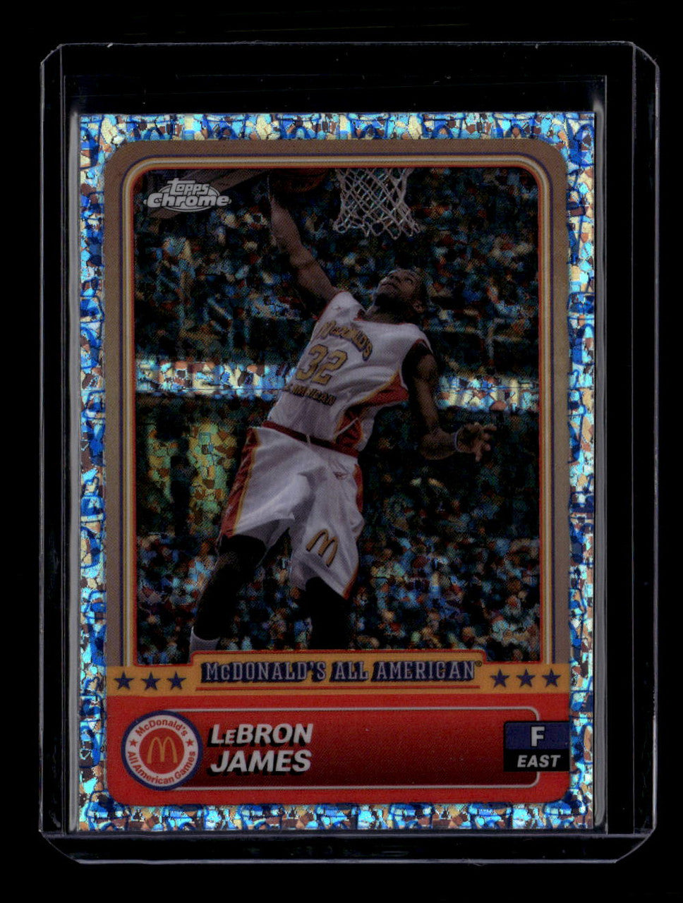 2024 Topps Chrome McDonald's All American McFlurry Refractor 50 LeBron James
