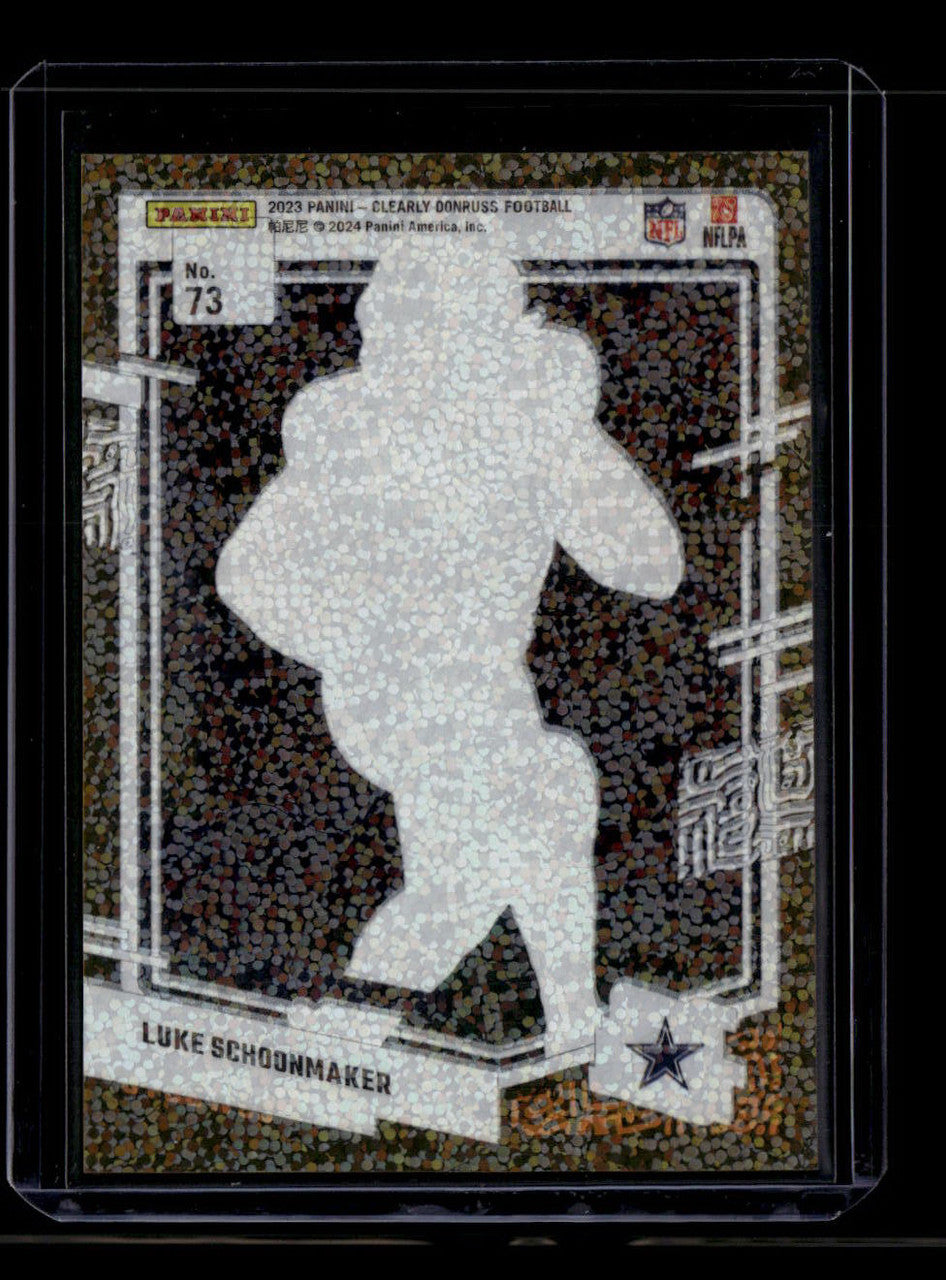 2023 Clearly Donruss Holo Gold 73 Luke Schoonmaker RR Rated Rookie 5/5