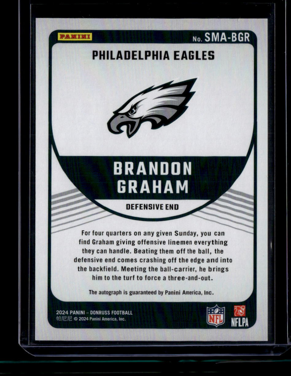 SOLD 180504 2024 Donruss Signature Marks 29 Brandon Graham Auto