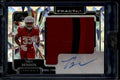 2024 Panini One Rookie Fractal Autographs 408 Trey Benson RC Patch Auto 2/50