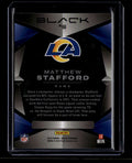 2024 Panini Black Citrine 66 Matthew Stafford 8/25