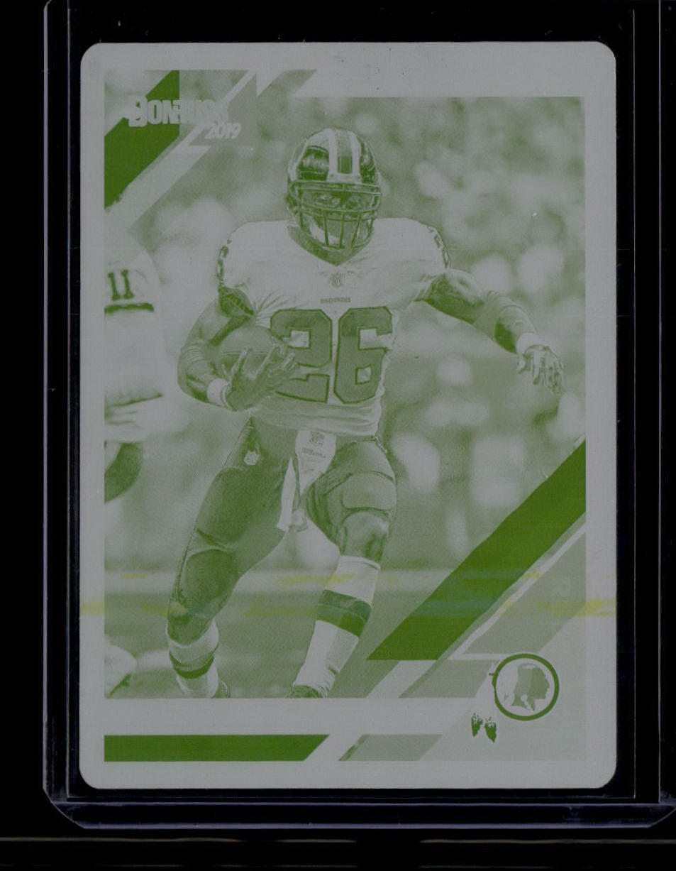2019 Donruss Plates and Patches Printing Plate Yellow 250 Adrian Peterson 1/1