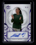 SOLD 180540 2024 Leaf Trinity Autographs Purple banm1 Nika Muhl Rookie Auto 8/10