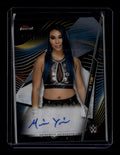 2020 Finest WWE Autographs Black Refractor AMY Mia Yim Auto 21/25