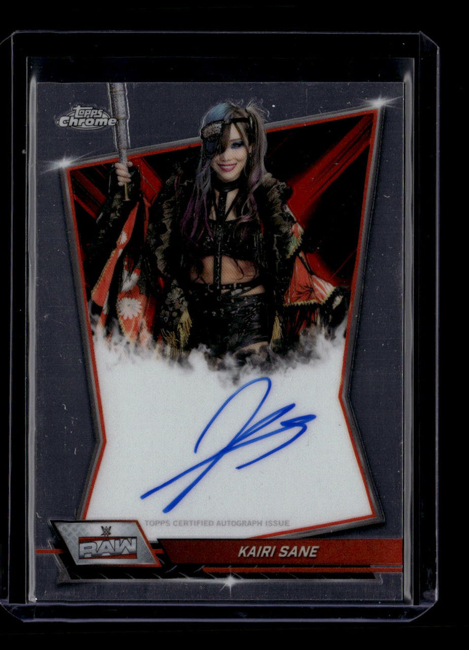 SOLD 180543 2026 Topps Chrome WWE Red Brand Autographs RBAKAI Kairi Sane Auto